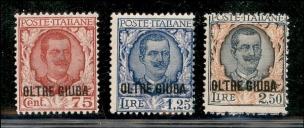 Italia / Colonie / Oltre Giuba / Posta Ordinaria