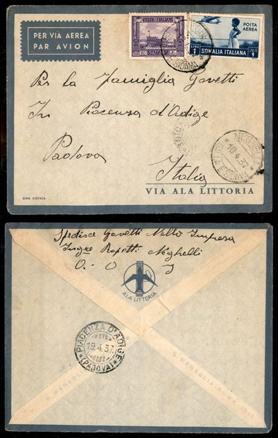 Italia / Colonie / Africa Orientale Italiana / Aerogrammi