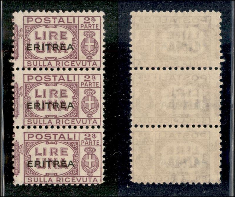 Italia / Colonie / Eritrea / Pacchi Postali