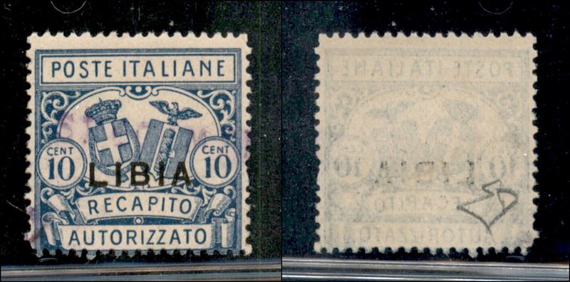 Italia / Colonie / Libia / Recapito Autorizzato