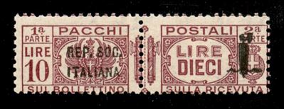 Italia / Rsi / Provvisori / Pacchi Postali