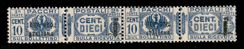 Italia / Rsi / Provvisori / Pacchi Postali