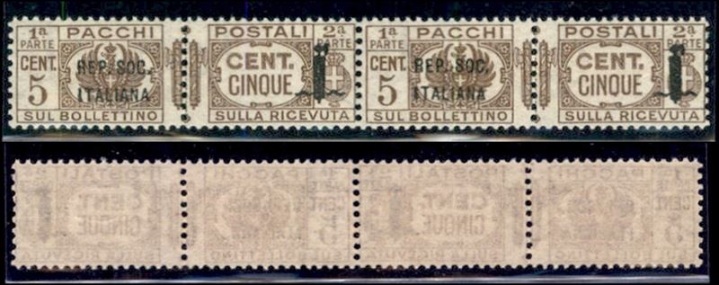 Italia / Rsi / Provvisori / Verona / Pacchi Postali