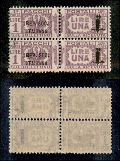 Italia / Rsi / Provvisori / Verona / Pacchi Postali