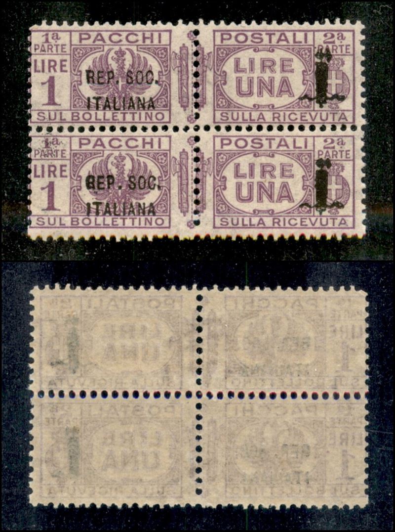 Italia / Rsi / Provvisori / Verona / Pacchi Postali