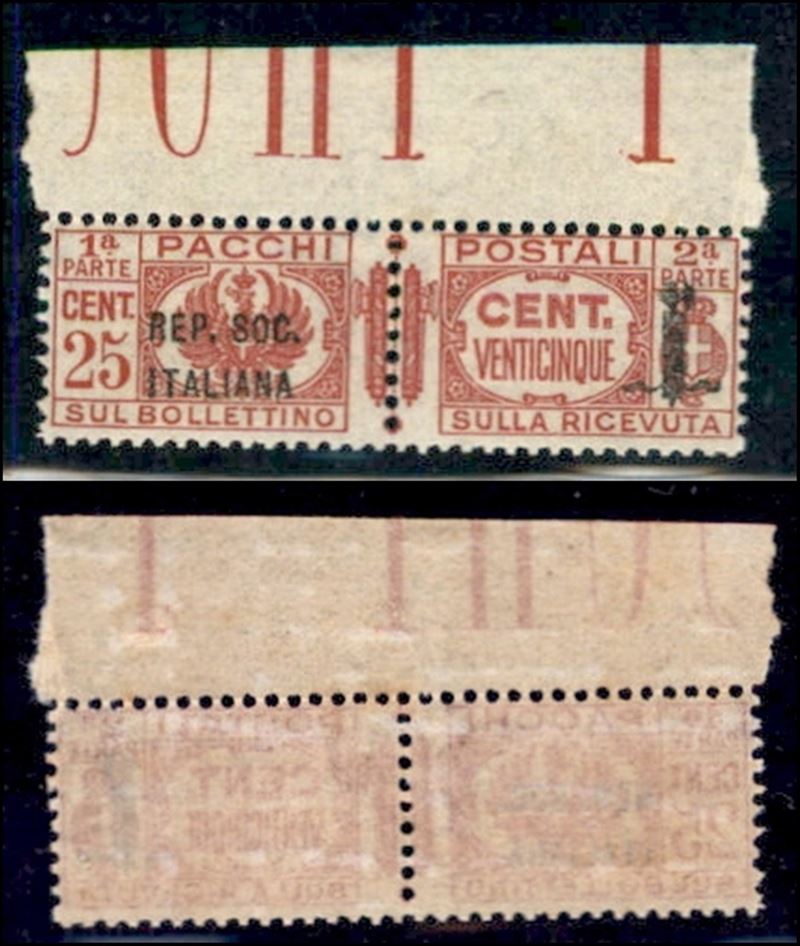 Italia / Rsi / Provvisori / Verona / Pacchi Postali