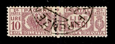 Italia / Regno / Pacchi Postali