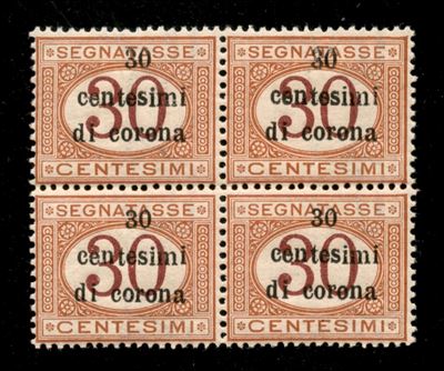 Italia / Occupazioni i Guerra Mondiale / Trento e Trieste / Segnatasse