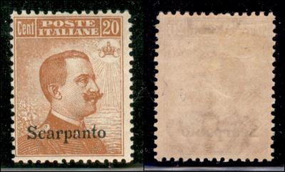 Italia / Colonie / Egeo / Scarpanto / Posta Ordinaria