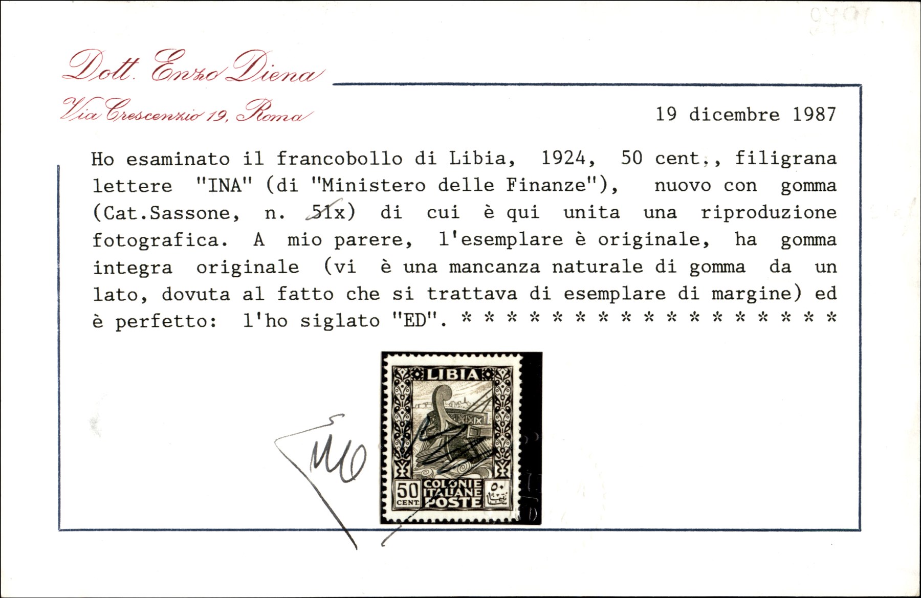Italia / Colonie / Libia / Posta Ordinaria