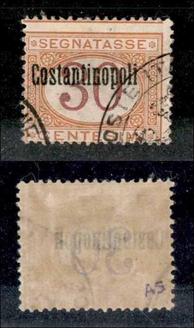Italia / Uffici Postali All'estero / Levante / Costantinopoli / Segnatasse