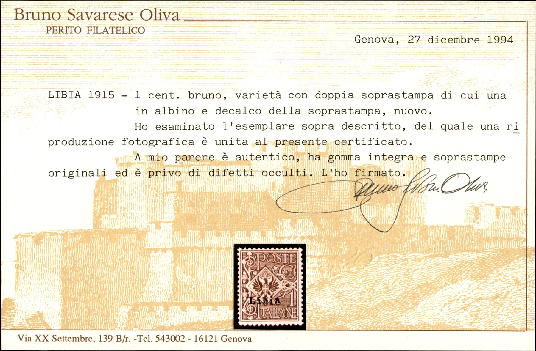 Italia / Colonie / Libia / Posta Ordinaria