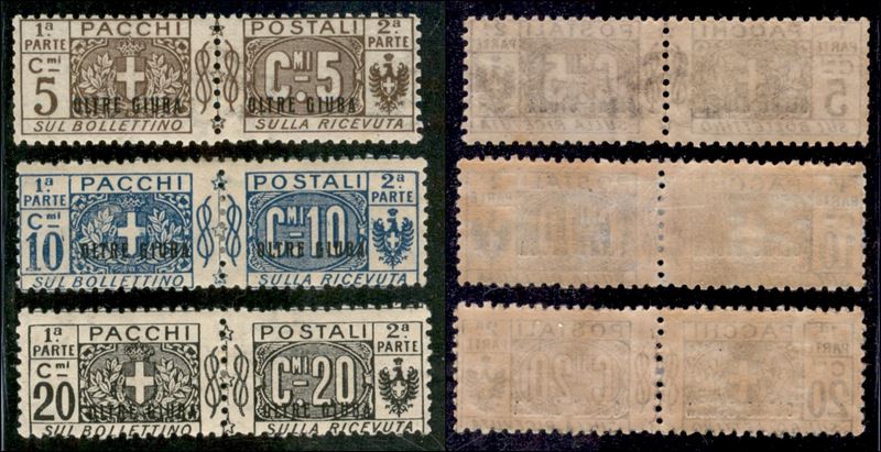 Italia / Colonie / Oltre Giuba / Pacchi Postali