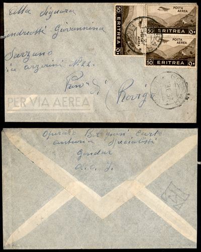Italia / Colonie / Etiopia / Posta Aerea