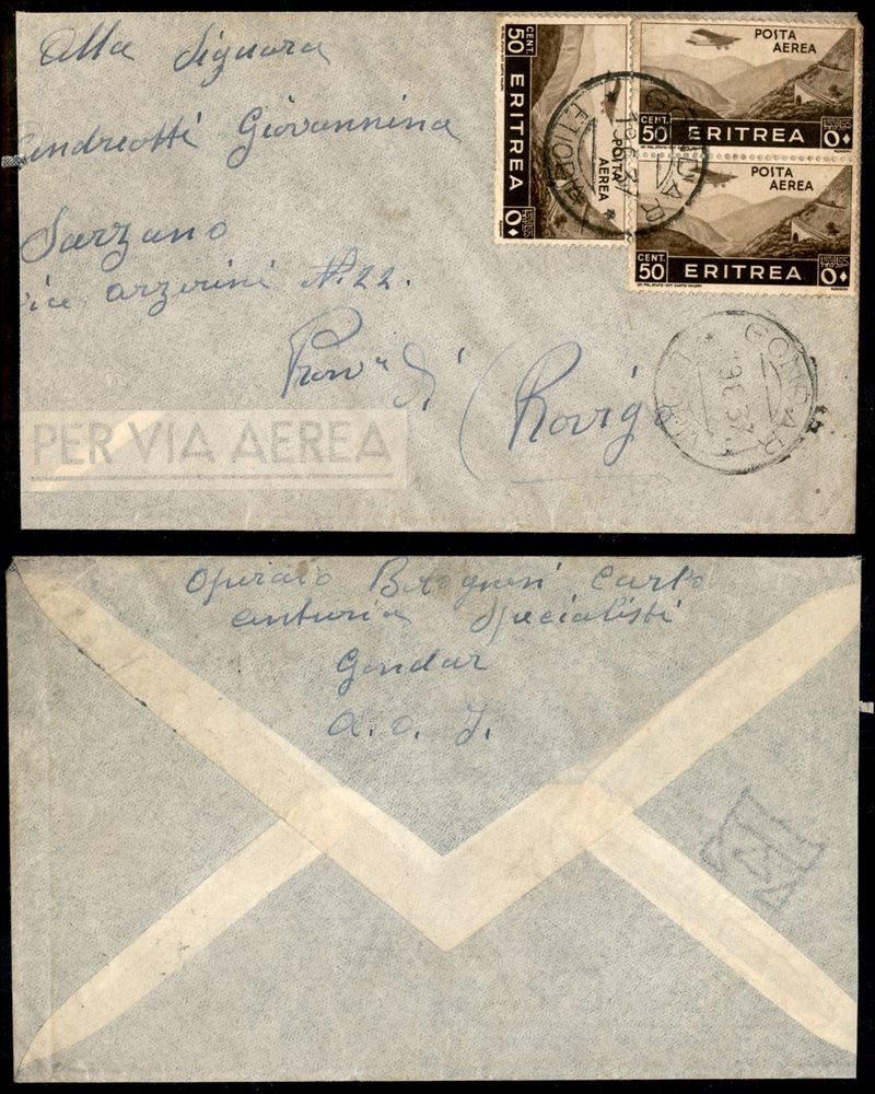 Italia / Colonie / Etiopia / Posta Aerea