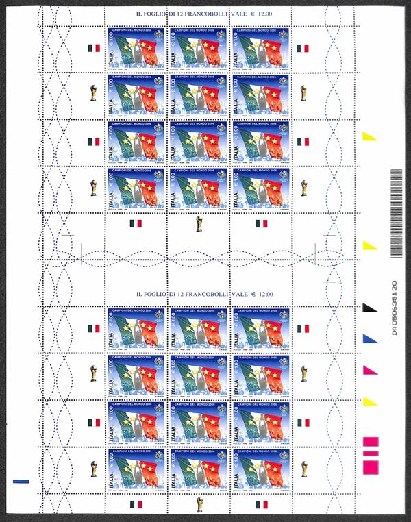 ITALIA / Repubblica / Foglietti  (2006)  - Asta Asta per Corrispondenza - Auction  [..]