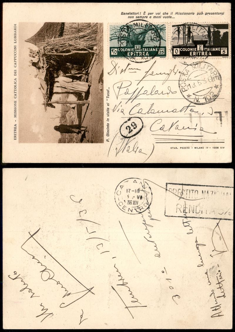 Italia / Colonie / Etiopia / Posta Militare