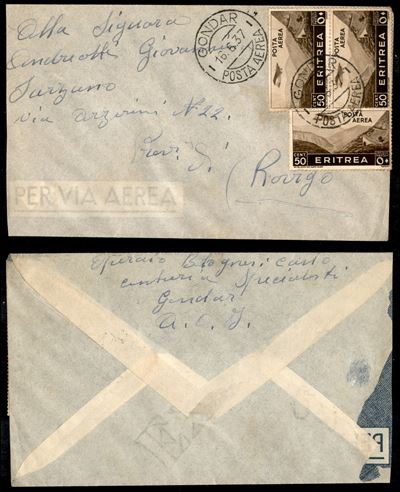 Italia / Colonie / Etiopia / Posta Aerea