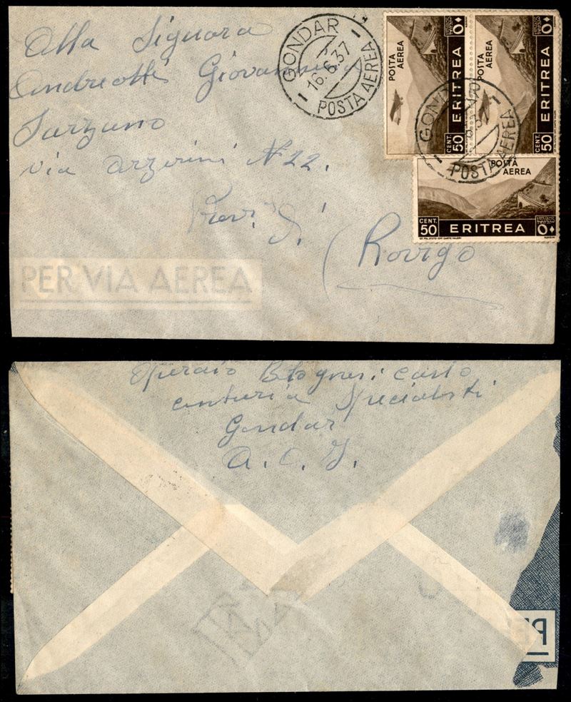 Italia / Colonie / Etiopia / Posta Aerea