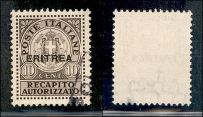 Italia / Colonie / Eritrea / Recapito Autorizzato