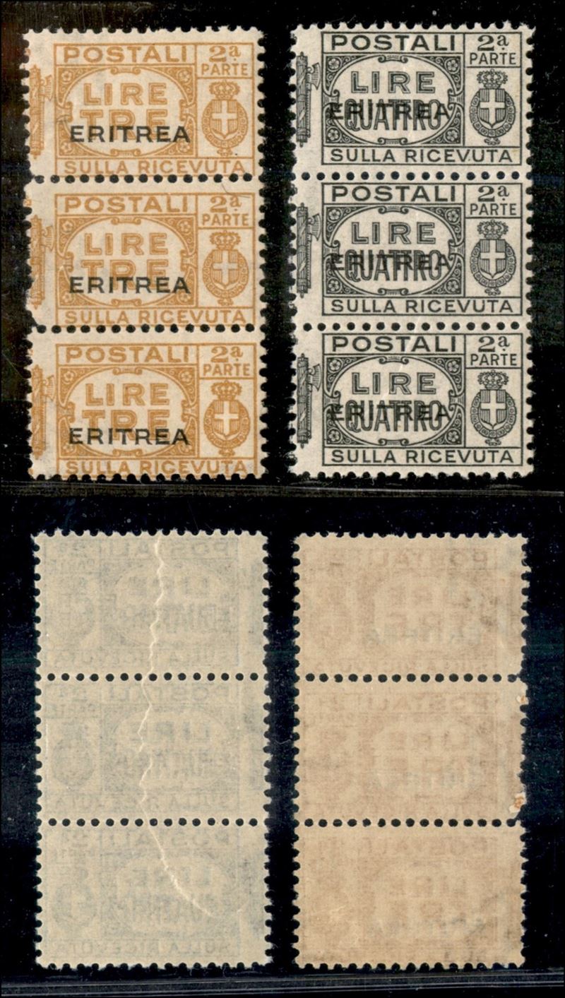 Italia / Colonie / Eritrea / Pacchi Postali