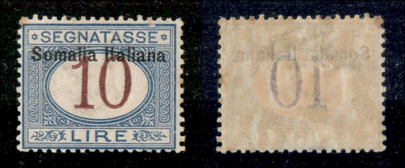 Italia / Colonie / Somalia / Segnatasse