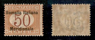 Italia / Colonie / Somalia / Segnatasse