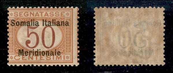 ITALIA / Colonie / Somalia / Segnatasse