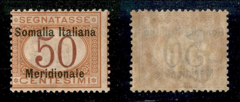 Italia / Colonie / Somalia / Segnatasse