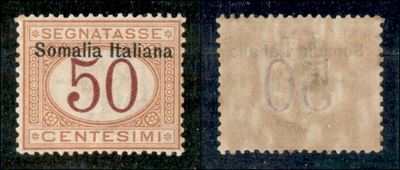 Italia / Colonie / Somalia / Segnatasse