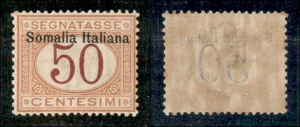 ITALIA / Colonie / Somalia / Segnatasse