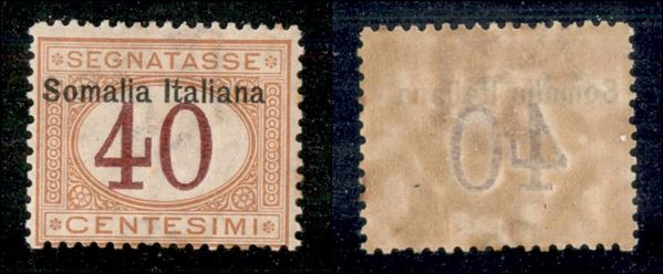 ITALIA / Colonie / Somalia / Segnatasse