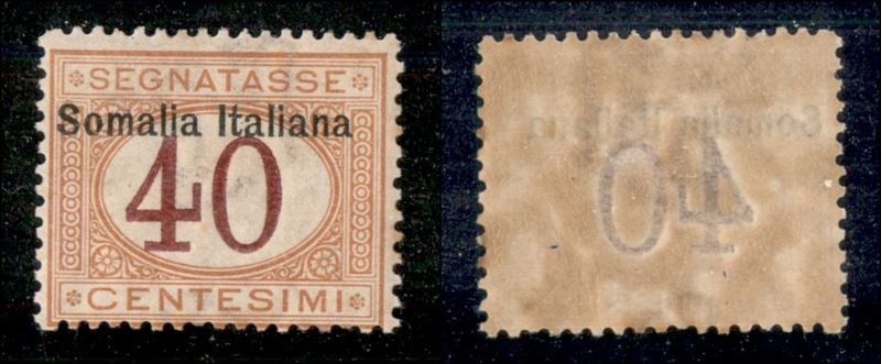 Italia / Colonie / Somalia / Segnatasse