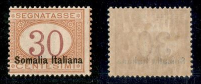 Italia / Colonie / Somalia / Segnatasse