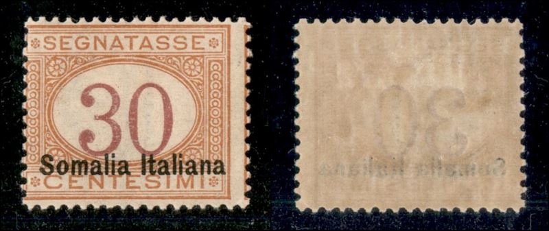 Italia / Colonie / Somalia / Segnatasse