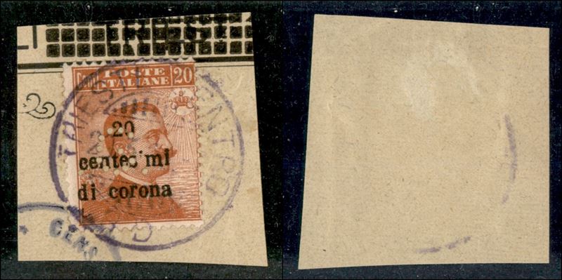 Italia / Occupazioni i Guerra Mondiale / Trento e Trieste / Perfin
