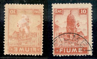 Italia / Occupazioni i Guerra Mondiale / Fiume / Posta Ordinaria