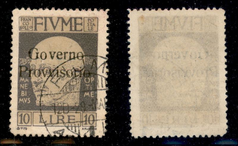 Italia / Occupazioni i Guerra Mondiale / Fiume / Posta Ordinaria