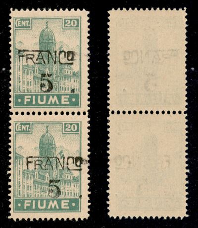 Italia / Occupazioni i Guerra Mondiale / Fiume / Posta Ordinaria