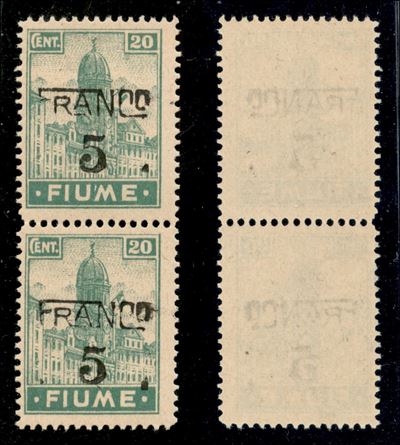 Italia / Occupazioni i Guerra Mondiale / Fiume / Posta Ordinaria