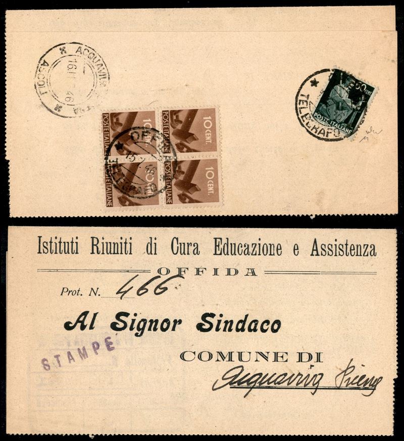 Italia / Repubblica / Posta Ordinaria