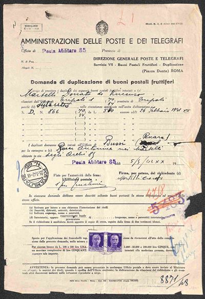 Italia / Regno / Posta Militare