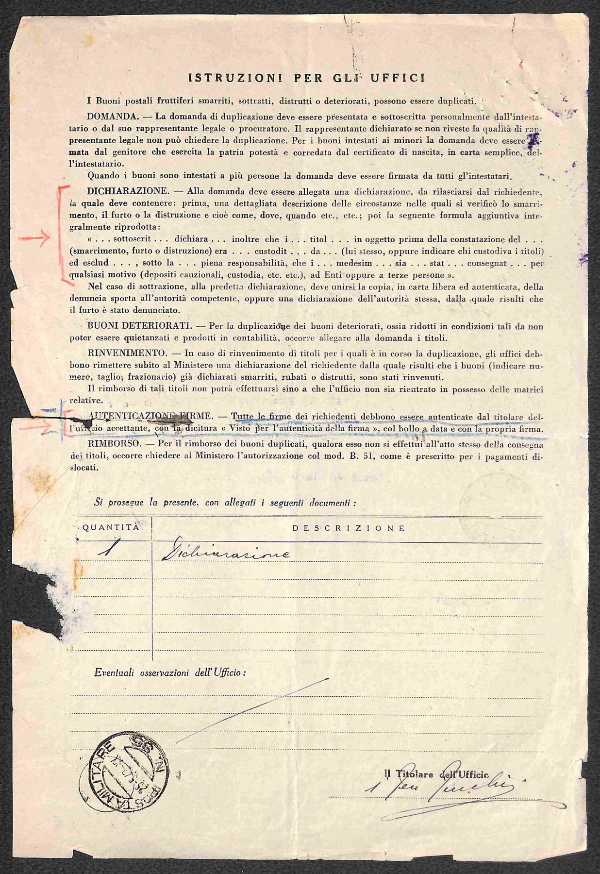 Italia / Regno / Posta Militare