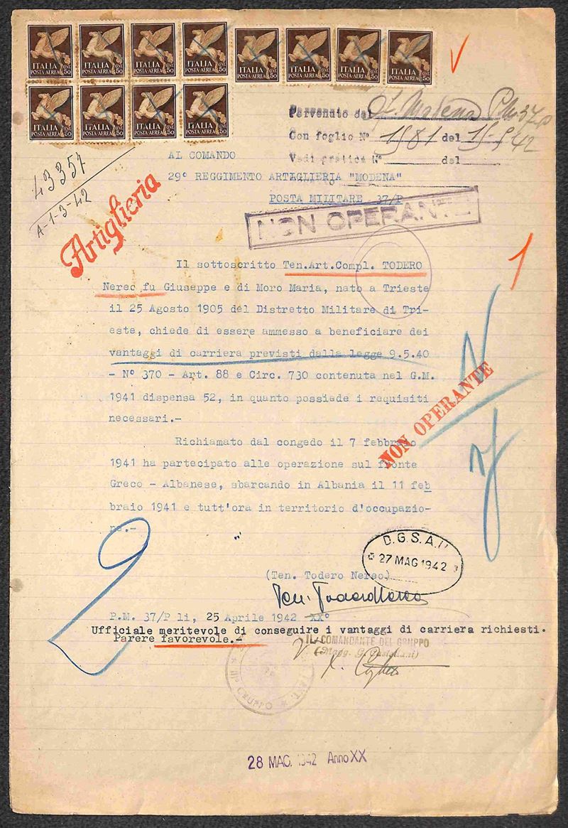 Italia / Regno / Posta Militare