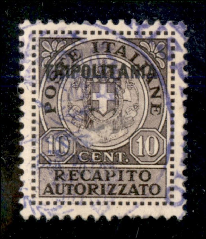 Italia / Colonie / Tripolitania / Recapito Autorizzato