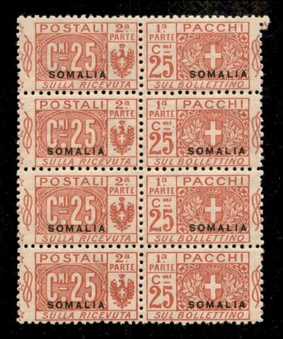 Italia / Colonie / Somalia / Pacchi Postali