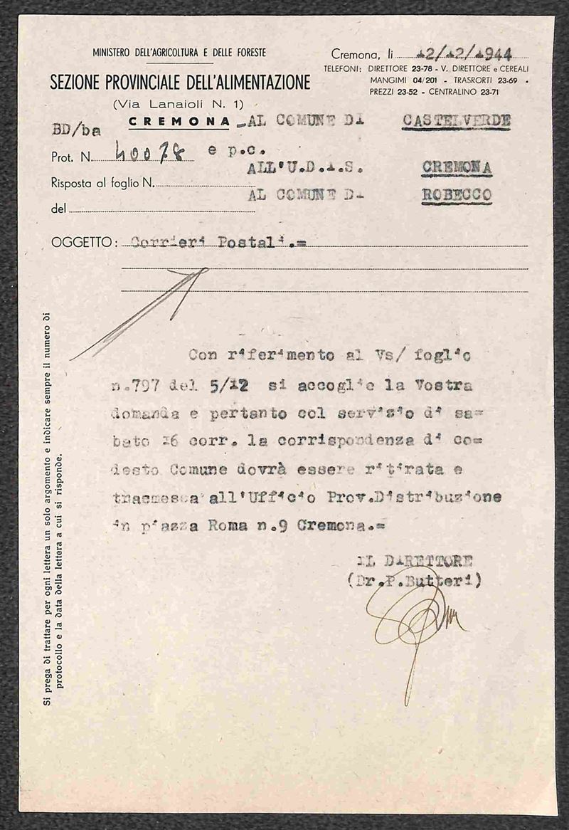 Italia / Rsi / Servizi Postali Autorizzati