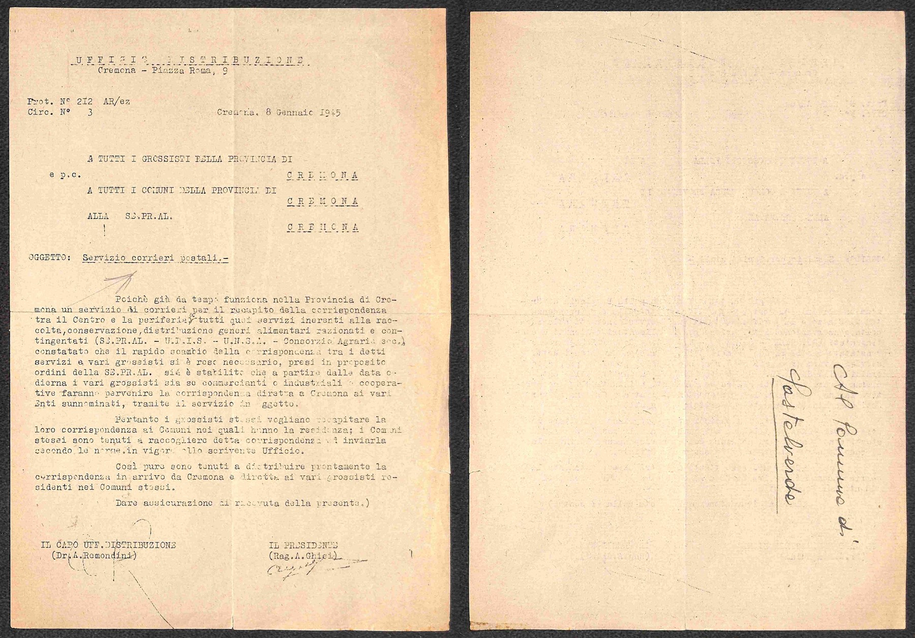 Italia / Rsi / Servizi Postali Autorizzati