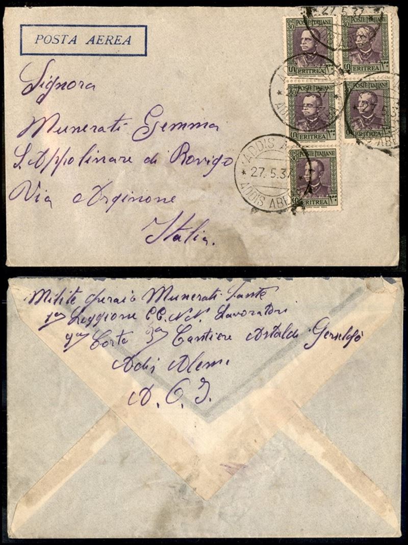 Italia / Colonie / Africa Orientale Italiana / Aerogrammi