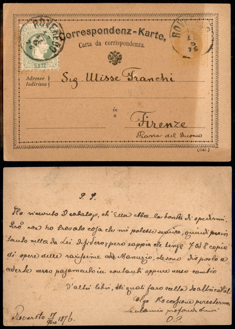 Austria / Territori Italiani D'austria / Posta Ordinaria